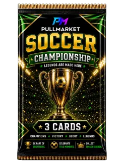 Soccer Championship - 3 Cards pack